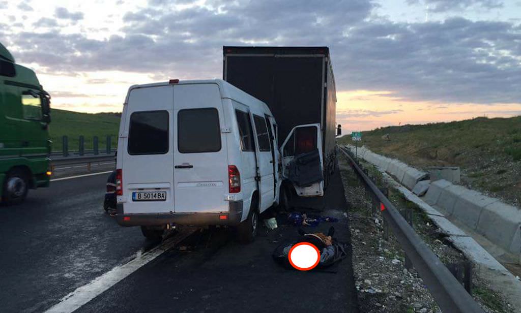 update foto - accidentul mortal de pe a1, sibiu – sebeș. decedatul este cetățean bulgar, rănitul are 160 de kilograme
