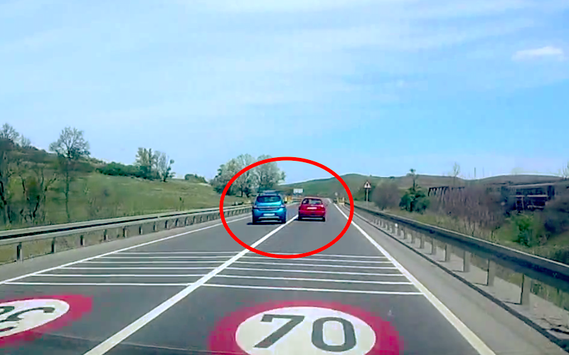 video – mașină de la atifraudă, depășiri pe linie continuă pe dn14 între sibiu și mediaș