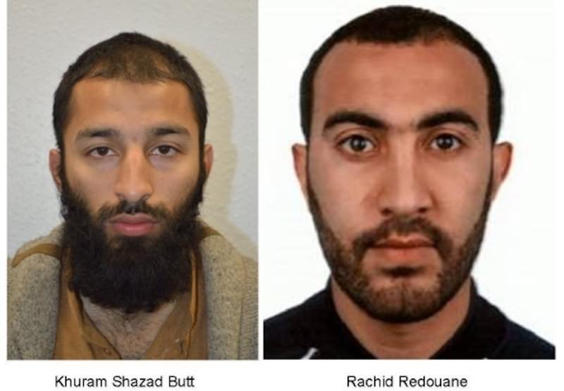 foto - a fost anunțată identitatea a doi dintre teroriștii din londra. ei sunt khuram butt şi rachid redouane
