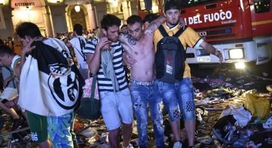 video - peste 200 de persoane rănite la torino după finala ligii campionilor