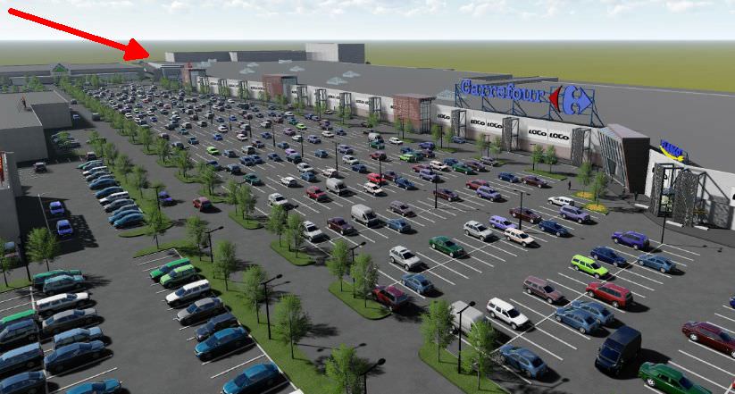foto – shopping city sibiu, demolat și reconfigurat. viitorul mall va fi pe două nivele și va avea parcare supraterană