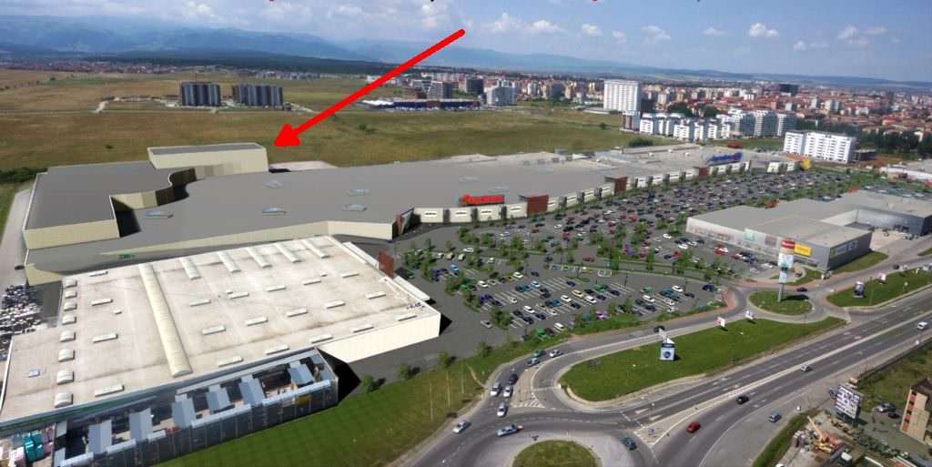 foto – shopping city sibiu, demolat și reconfigurat. viitorul mall va fi pe două nivele și va avea parcare supraterană