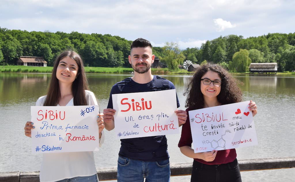 FOTO - Studenții au (re)lansat proiectul ’’Sibiul Meu’’. Au și câteva mesaj publice