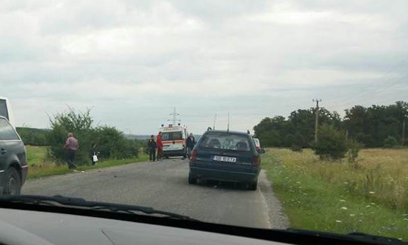 foto – autobuz transmixt implicat într-un accident între sibiu și cisnădie