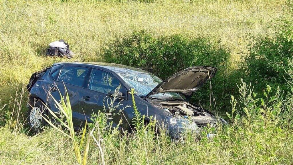 foto – accident pe dn1 în pantă la cristian. cel puțin o persoană este rănită