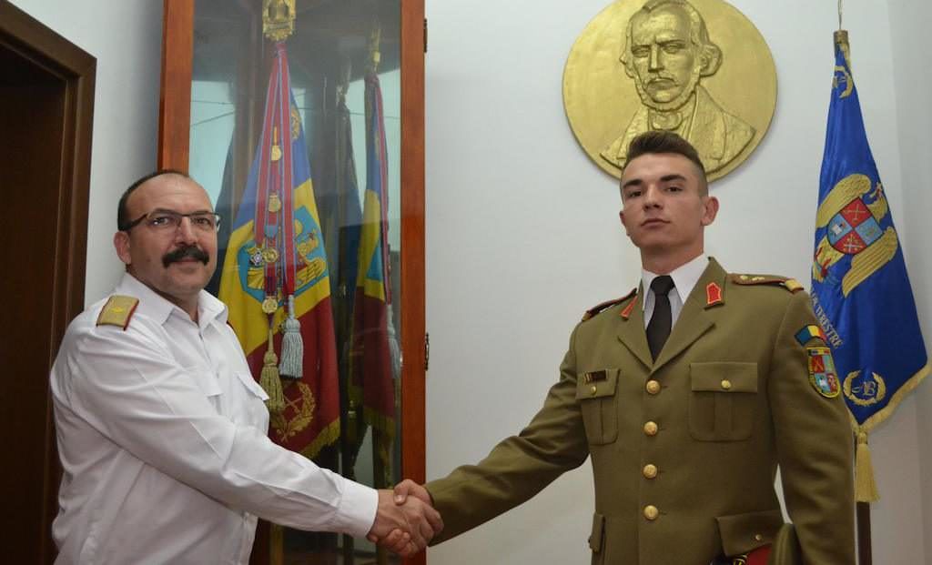 FOTO – Cadet de la Academia Forțelor Terestre Sibiu, acceptat la cea mai tare academie militară din lume