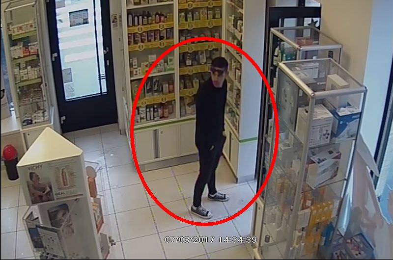 video foto hoți în acțiune într-o farmacie din centrul sibiului. e nevoie de ajutor ca să fie identificați