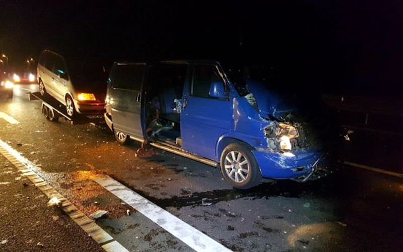 foto – accident pe autostrada a1, deva – sibiu. trei persoane rănite