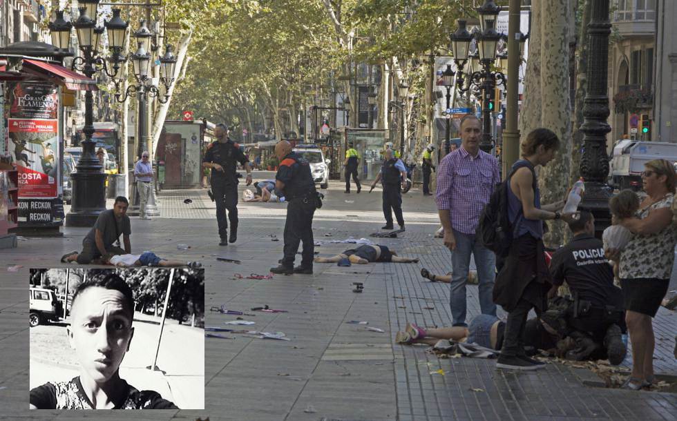 un tânăr de 17 ani presupus autor al masacrului pe pietonala din barcelona