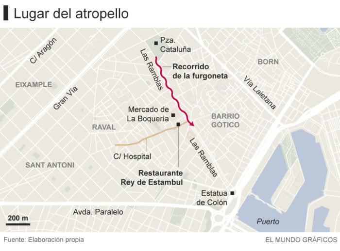 isis revendică atentatul de la barcelona -masacru pe parcursul a 750 de metri