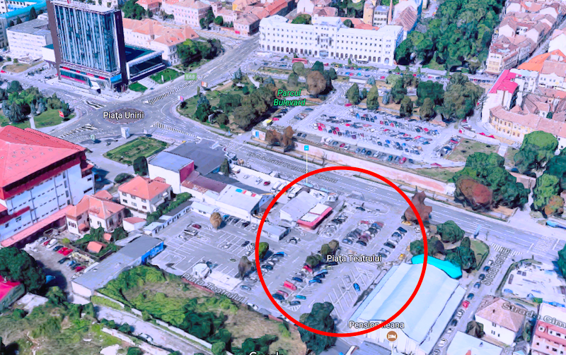 parcarea de lângă teatrul radu stanca se închide temporar și parțial între 16 și 21 august