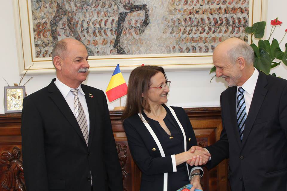 foto ambasadorul austriei a fost în vizită la cj sibiu. discuții importante cu daniela cîmpean