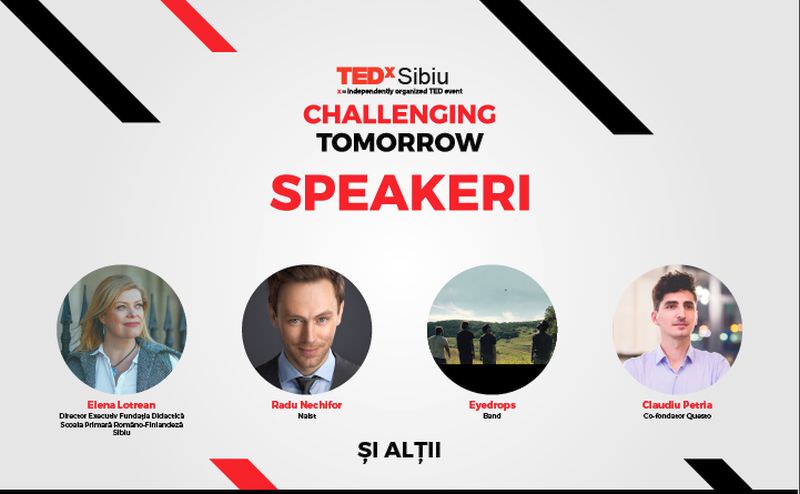 tedxsibiu challenging tomorrow aduce invitați de marcă în 4-5 noimebrie la sibiu