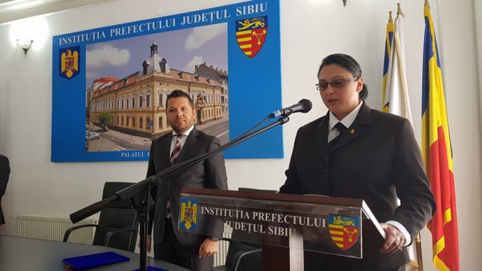 VIDEO – Sibiul are un nou prefect. O doamnă cu frică de Dumnezeu după cum însuși ea spune