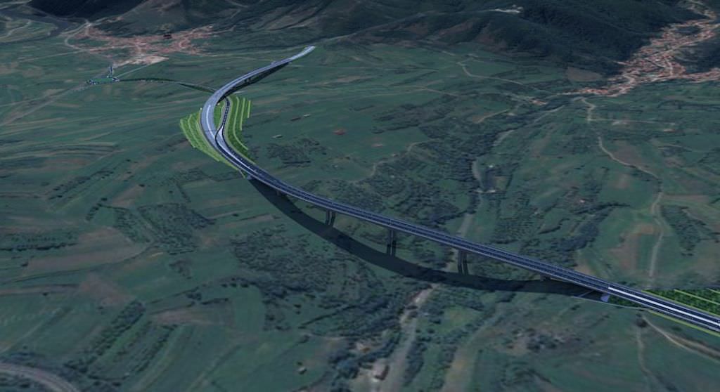 primele imagini cu viitoarea autostradă sibiu - pitești. simulări cu sectorul sibiu - boița