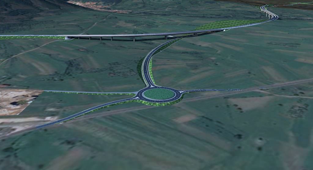 primele imagini cu viitoarea autostradă sibiu - pitești. simulări cu sectorul sibiu - boița