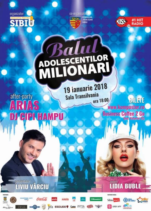 mesaj de la lidia buble pentru adolescenții sibieni. mai e puțin până la balul adolescenților milionari