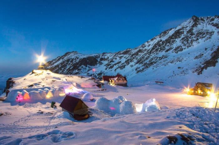 hotelul de gheață de la bâlea lac se deschide oficial în 10 februarie