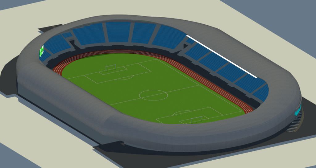 video foto - imagini cu viitorul stadion al sibiului - 19.000 de locuri și tribune acoperite