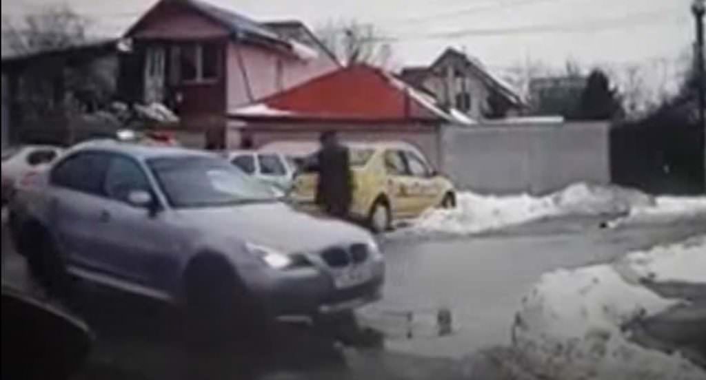 video - urmărire ca în filme - șofer fugar oprit cu focuri de armă de polițiști