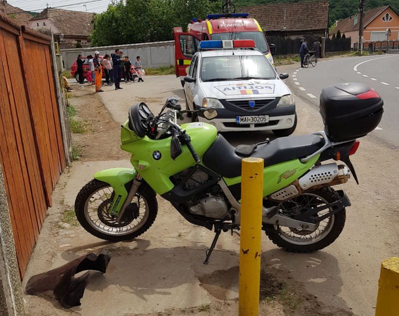 update foto motocicliști implicați într-un accident la blăjel. intervine smurd