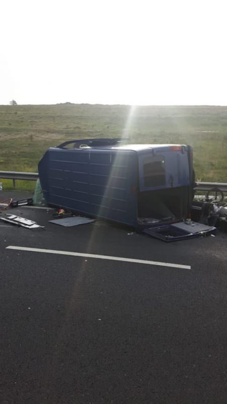 update video foto accident cu un mort și cinci răniți pe autostrada sebeș - sibiu