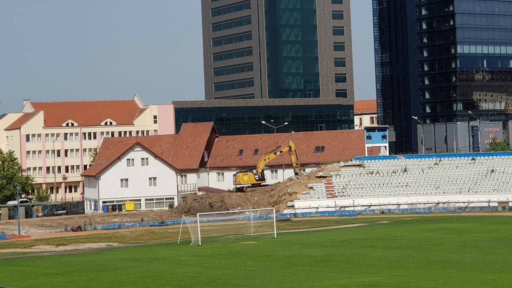 video foto - lucrările de la stadionul municipal. veste importantă de la fc hermannstadt