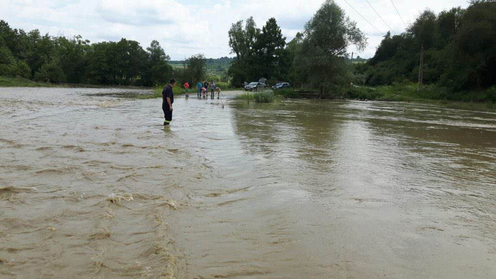 cod portocaliu de inundații pentru râuri din județul sibiu