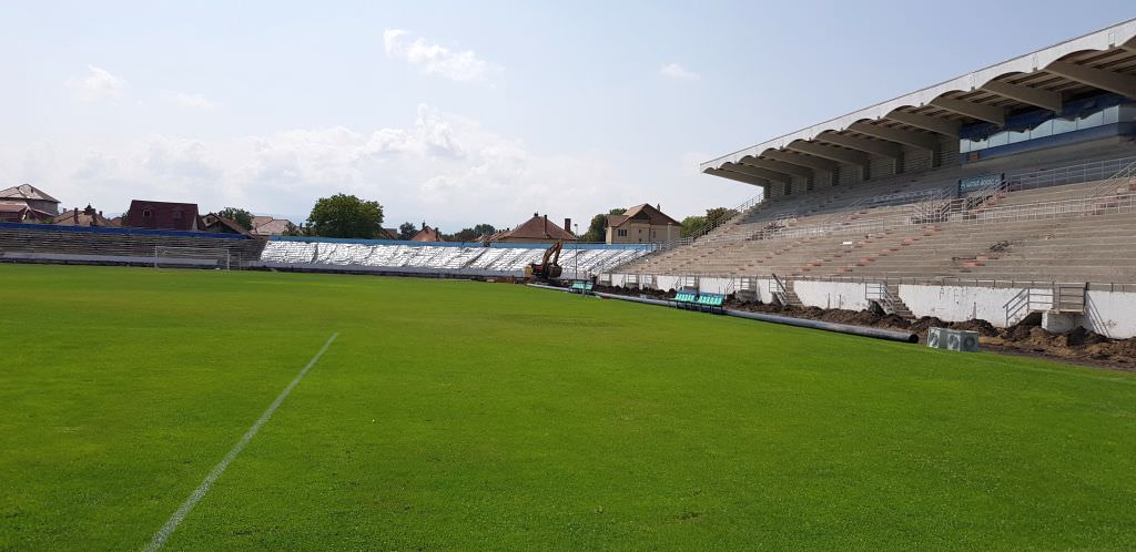 video foto așa arată acum stadionul municipal – pelici: ”sperăm că vom juca acasă cu cfr cluj”