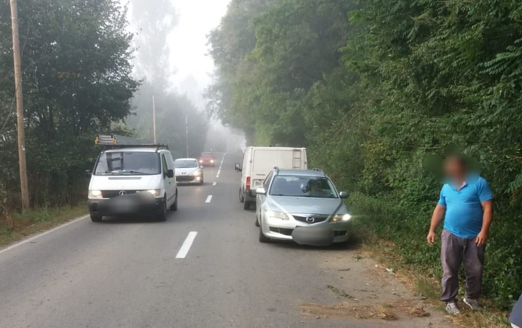 foto accident la fofeldea. s-a pierdut în depășire