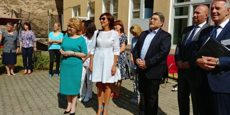 prima doamnă la inaugurarea unui loc de joacă din sibiu. a făcut și declarații