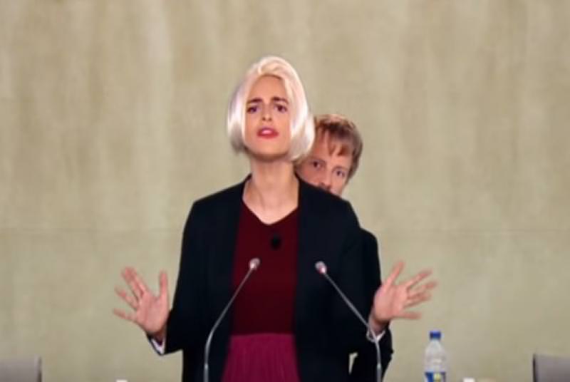 video foto dăncilă și dragnea, satirizați în franta la tv