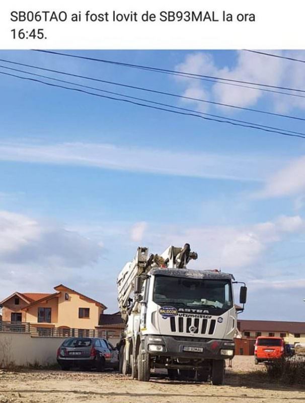 video - dorel de sibiu: a deversat beton pe strada cristianului