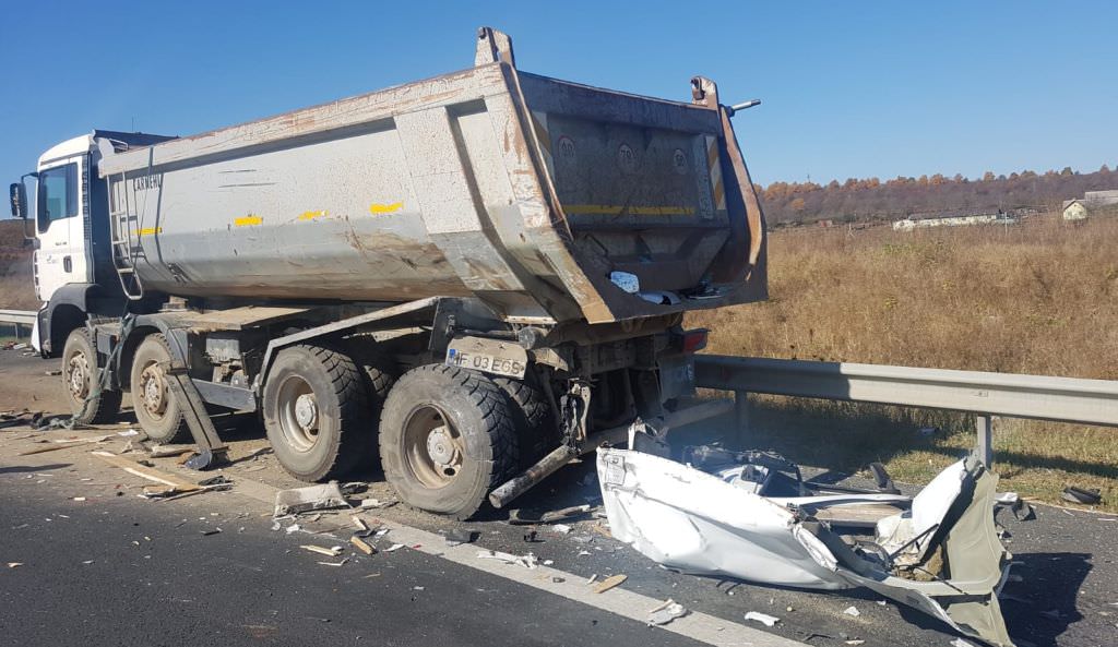 UPDATE VIDEO FOTO – Accident grav între Sibiu și Sebeș pe autostrada A1