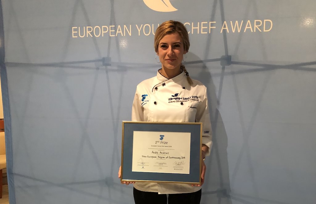 medalie de argint pentru andra adriciuc din sibiu în finala european young chef award