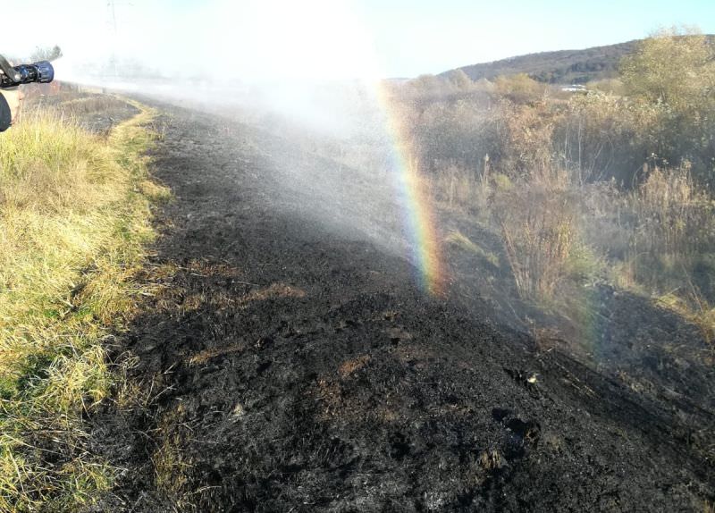 FOTO - Incendii la Sibiu, Avrig și Mediaș. Două în capitala județului