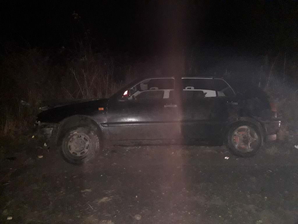 foto autoaccident la chirpăr - șofer mort de beat