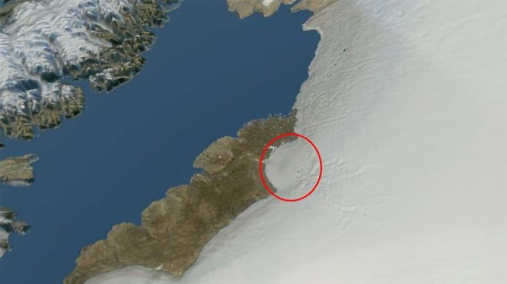 descoperire istorică sub stratul de gheață din groenlanda