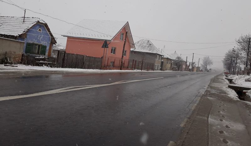 video starea drumurilor din sibiu după prima ninsoare