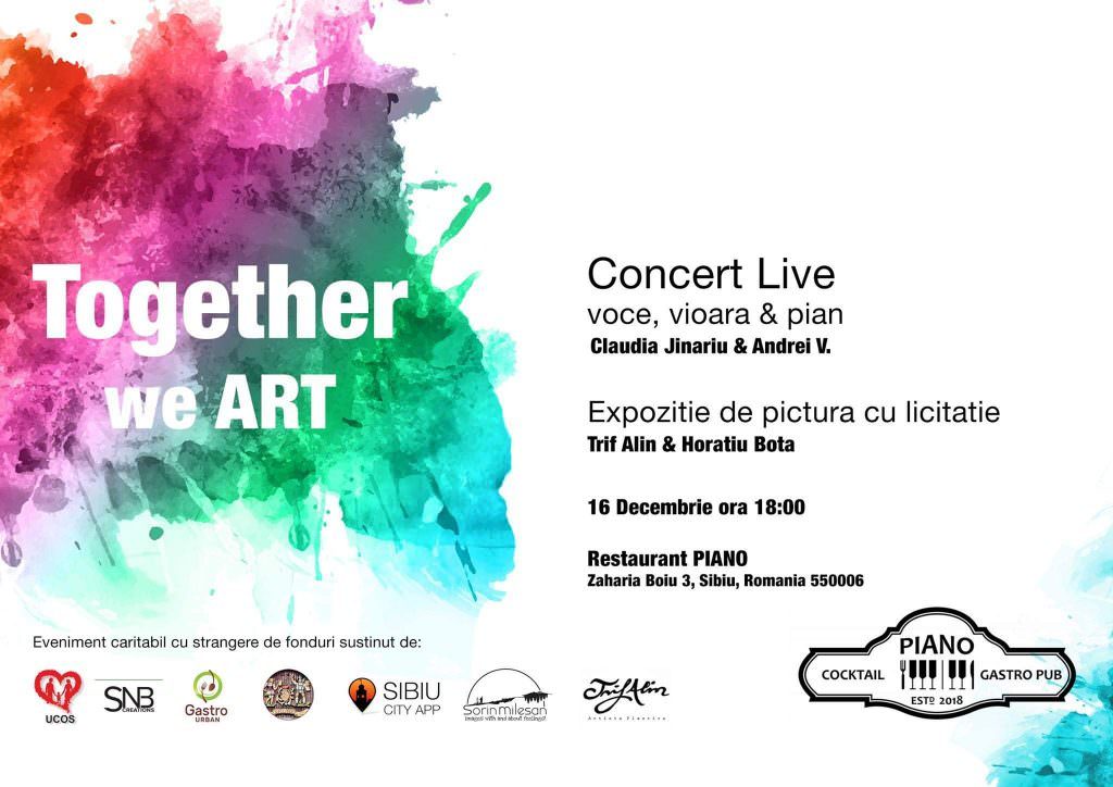 eveniment caritabil la sibiu – concert live și expoziție de pictură cu licitație