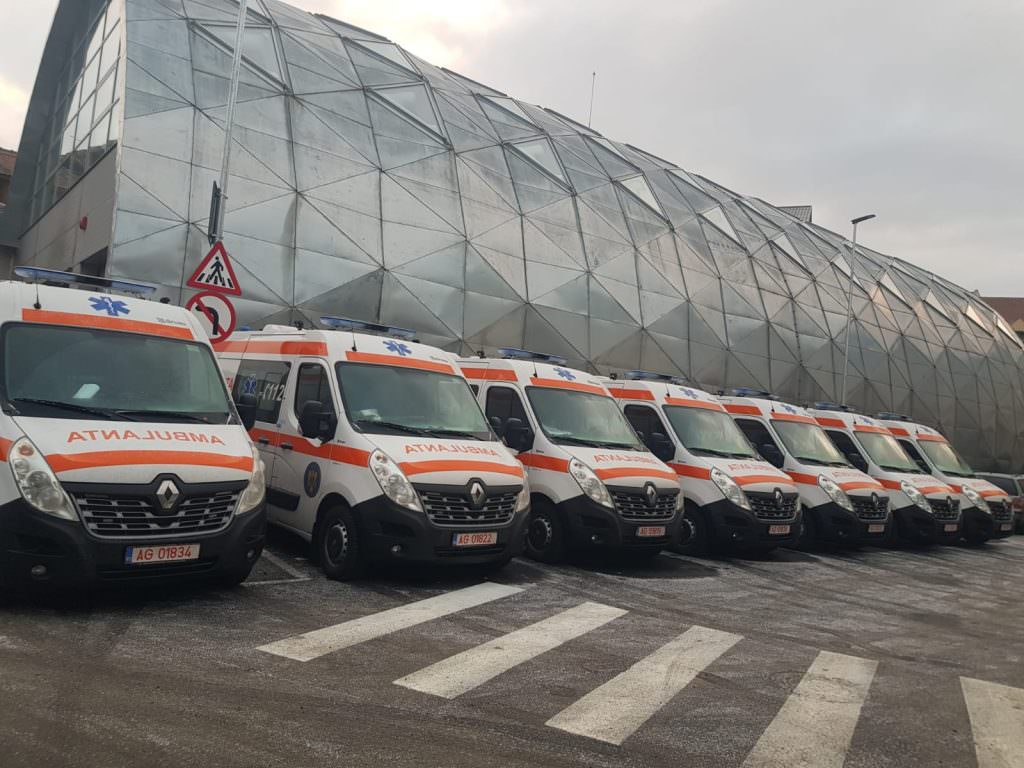 foto noile ambulanțe au ajuns miercuri la sibiu