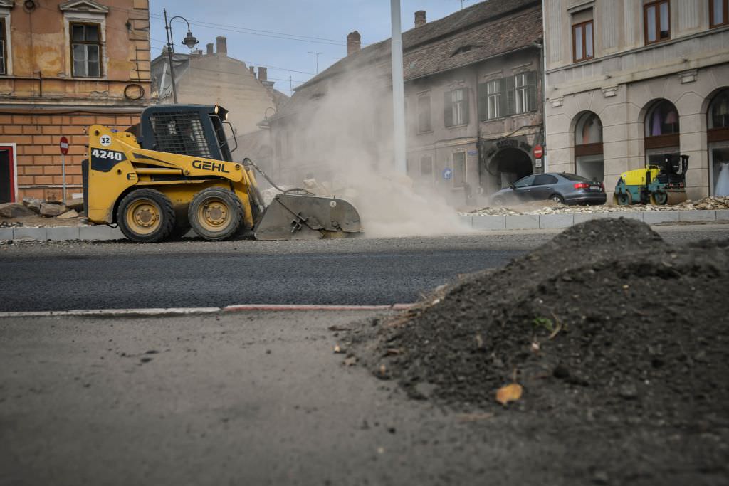 lucrări de reparații pe încă patru străzi din sibiu