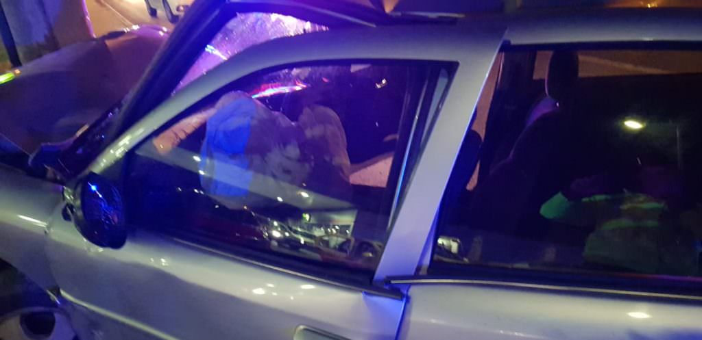 foto - accident la intrare în sibiu produs de un șofer beat - o femeie însărcinată este în comă