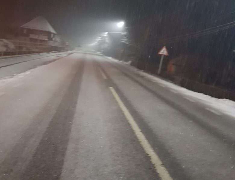 foto - ninge în județele învecinate și estul județului sibiu. drumarii pregătiți să intervină