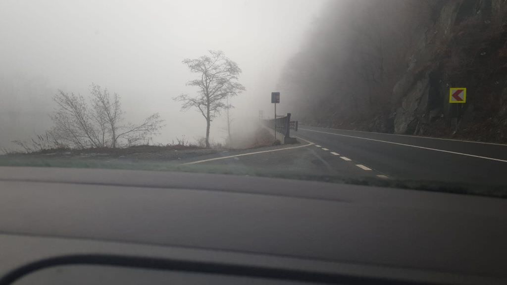 atenție la volan! ceață densă pe valea oltului