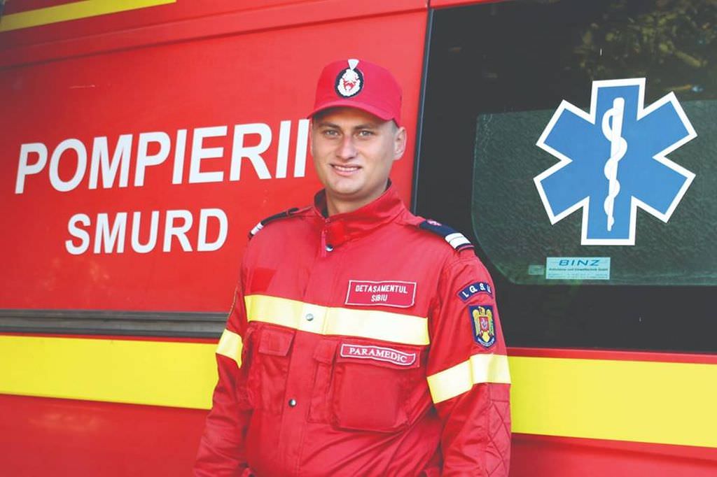 salvatorul anului 2018 - pompierul sibian a salvat un om de la înec în timp ce se afla în concediu
