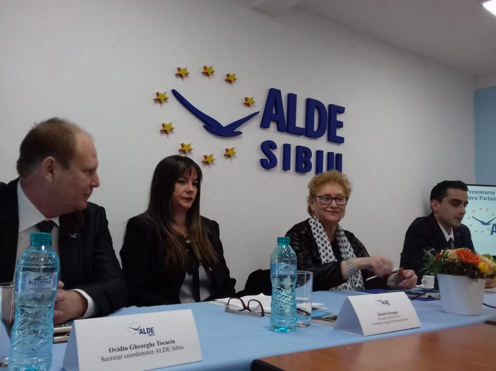 alde sibiu și-a propus să obțină 14 % la alegerile europarlamentare
