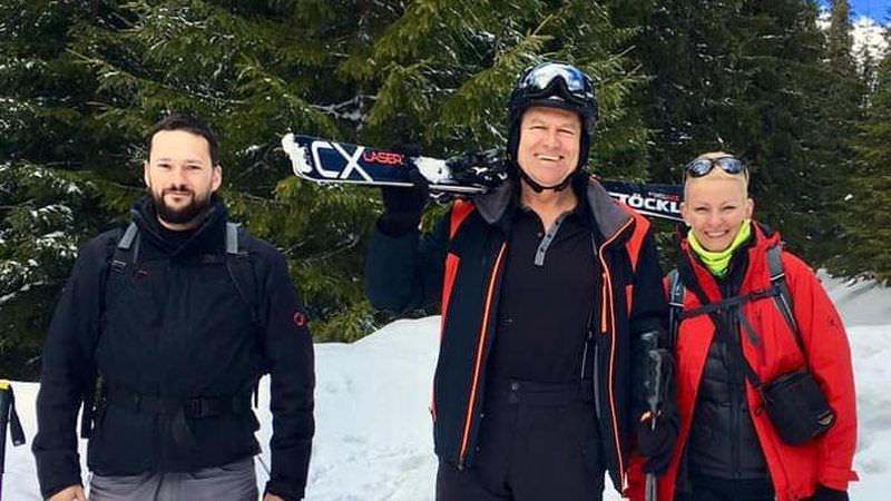 președintele klaus iohannis a schiat în weekend la păltiniș