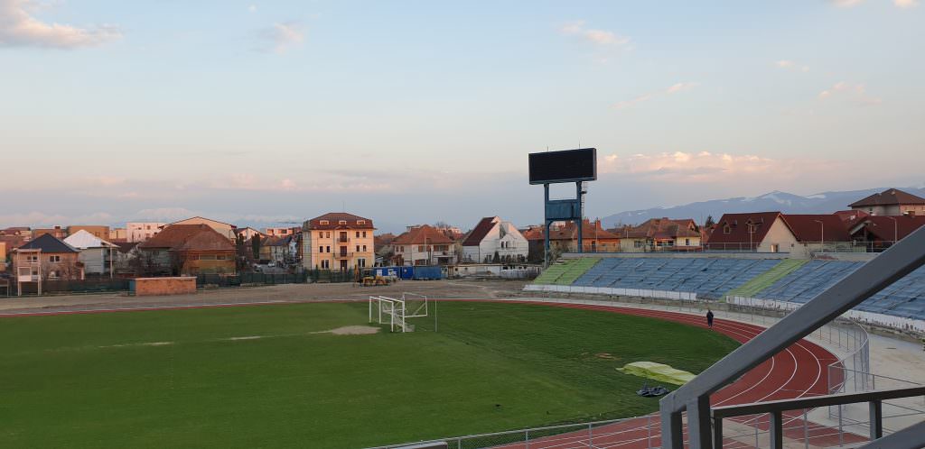 video foto - cum arată acum stadionul municipal - va fi gata până în 15 aprilie?
