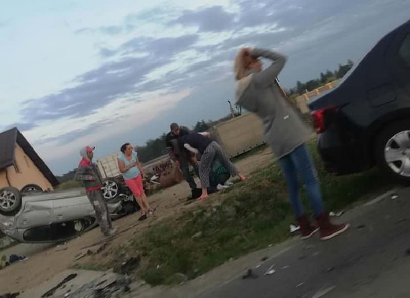 foto accident în cartierul arhitecților. o femeie rănită